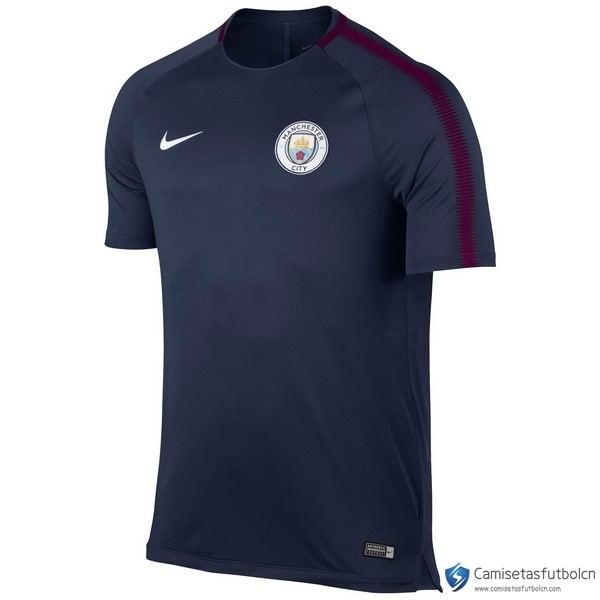 Camiseta Entrenamiento Manchester City 2017-18 Azul Marino
